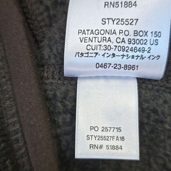 Patagonia Men's Better Sweater Fleece Jacket Size XL Full Zip Company Logo - Picture 7 of 15